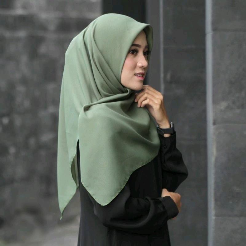Segiempat bella square polycotton premium Kerudung 3