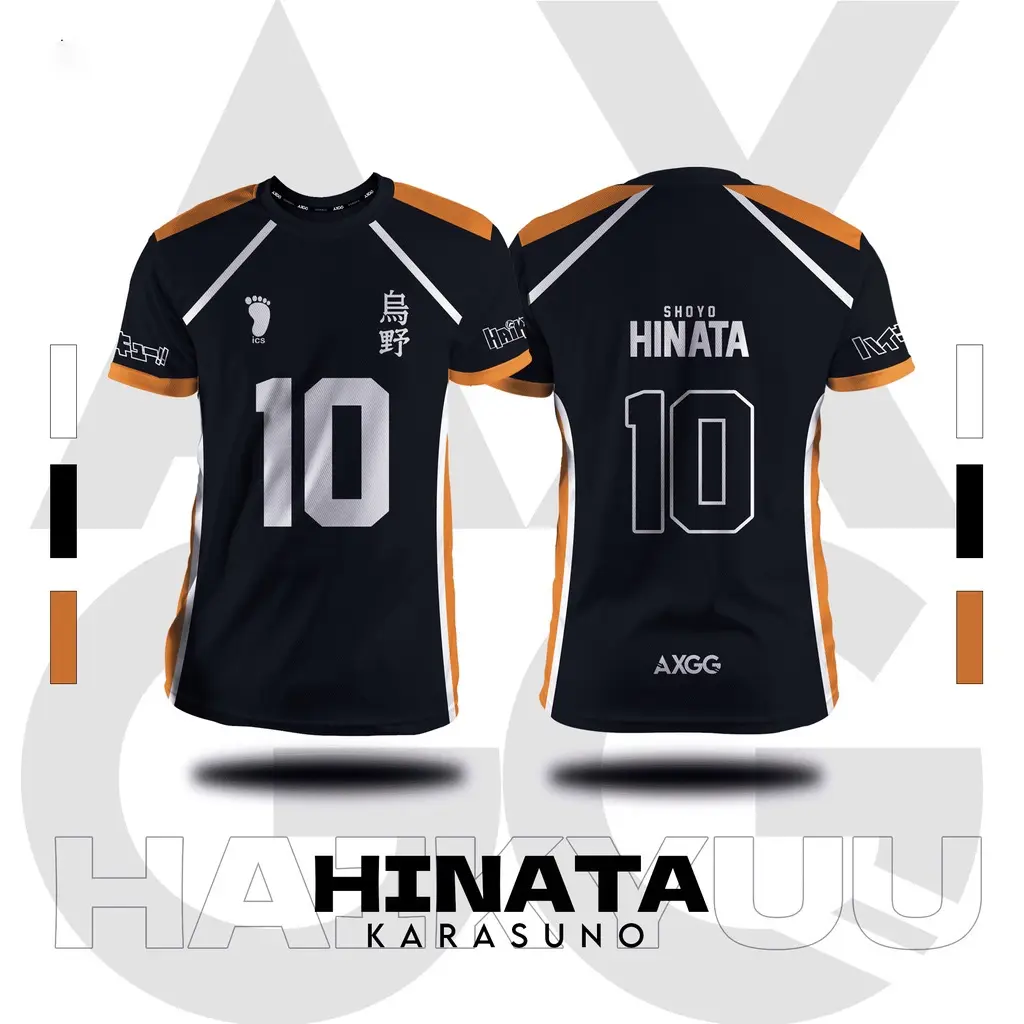' Haikyuu Karasuno - Hinata ' Anime Shirt Jersey T-shirt