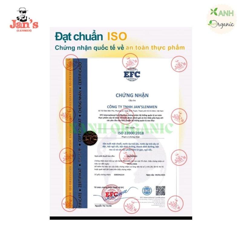 [Jans] Sữa bỏng Gạo Thuần Chay- cho bé ăn dặm và người trưởng thành 1