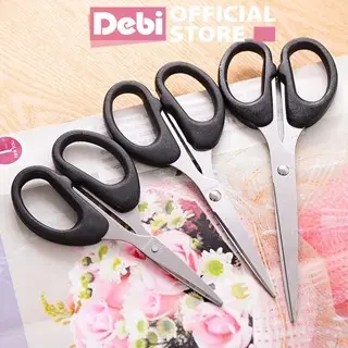 Kéo Cắt Văn Phòng Lưỡi Thép Không Gỉ Kéo Cắt Giấy Thủ Công Hàng Cao Cấp Đồ Dùng Học Tập 0