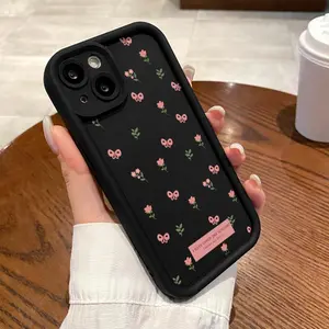 Softcase For OPPO case case A16 A16s A11 A11x A11K A12 A12s A12e A15 A15s A16K A16e A17 A18 A1k A1x A2x A31 2020 A32 A33 2020 A35 2021 A36 A38 A3s Floral Little Flower Soft Pro Camera Silicone Case Casing Ponsel