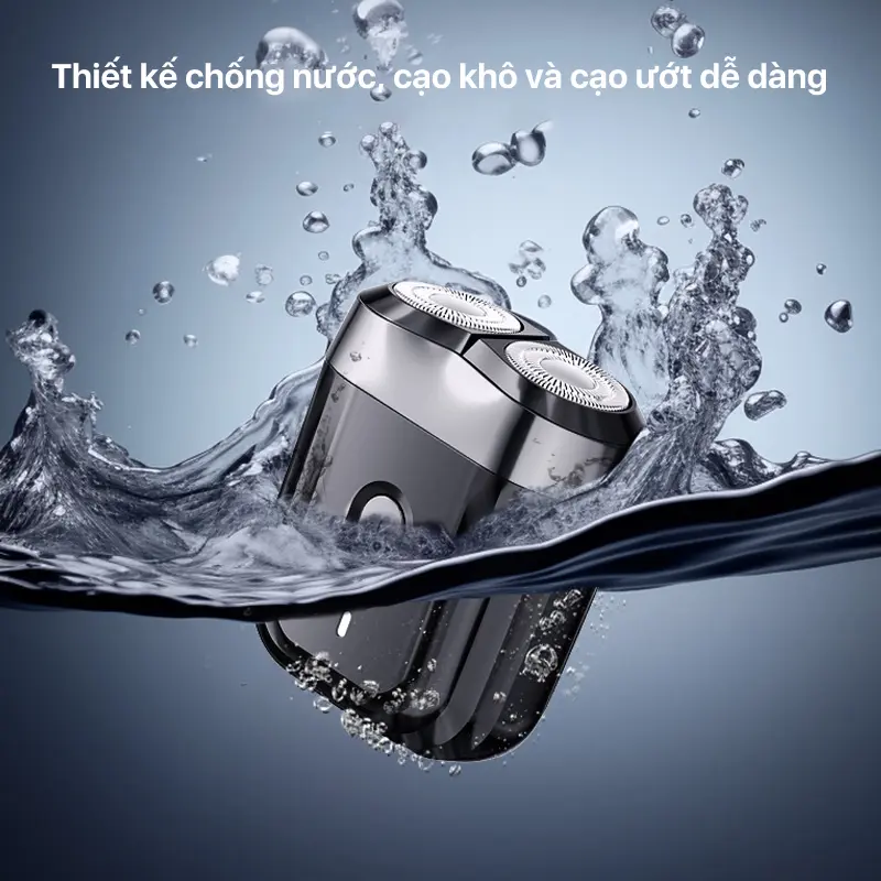Máy Cạo Râu Enchen Mini 6, Lưỡi Kép Siêu Mỏng, Chống Thấm Nước IPX7, Cạo Râu Khô Và Ướt, Pin Có Thể Sử Dụng Lên Đến 6 Tháng, Bảo Hành Có Sẵn 3