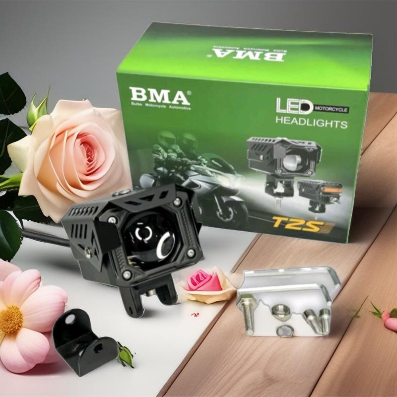 Đèn Trợ Sáng  BMA T2s  Hàng Cao cấp, Có đường cắt chống chói, Có pha màn chập, Công suất 48w, Điện 12 24v, Điện bình lắp xe tải, ô tô, xe máy Phụ Kiện
