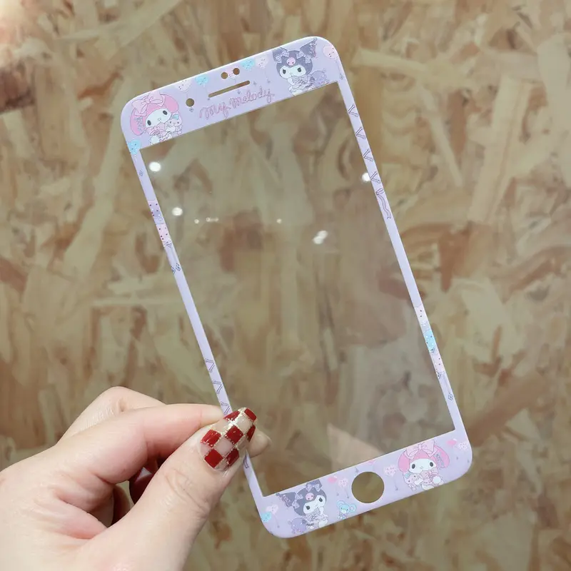 Phim Kính Cường Lực Chó Quế Hoạt Hình Kuromi, Thích Hợp Cho Apple 6S / 7 / 8, Phong Cách Mới, Bảo Vệ Toàn Màn Hình, Thích Hợp Cho iPhone6 / 7 / 8plus, SE2 / 3, IP4s, IP5 / 5s, Phim Màu, Thiết Kế Hoạt Hình 3
