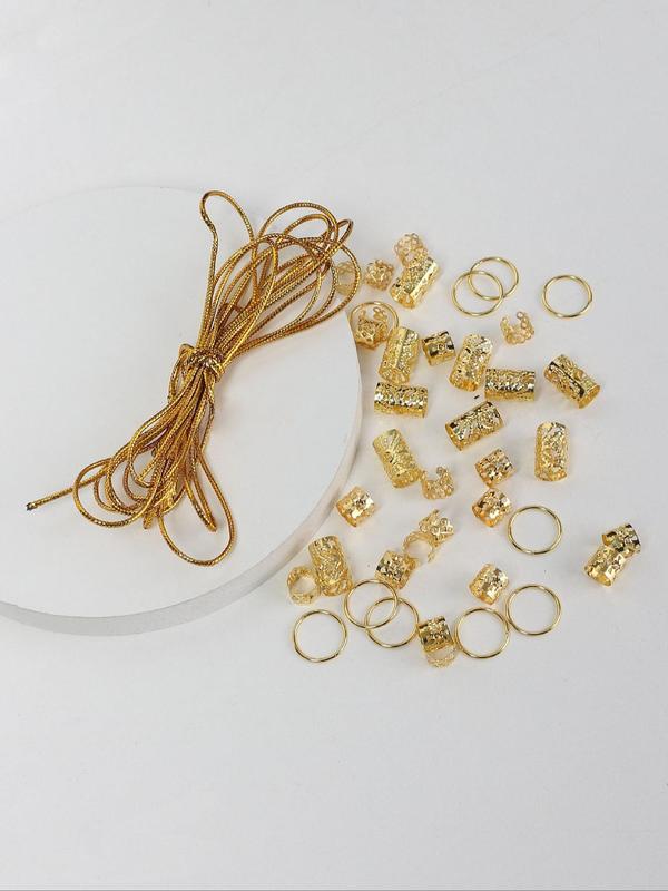 Hollow Out Design Hair Ring, 41pcs/set Fashionable Hair Accessories for Women & Girls, Trendy All-match & Exquisite Hair Accessories for Daily Wear, Gifts for Her 2