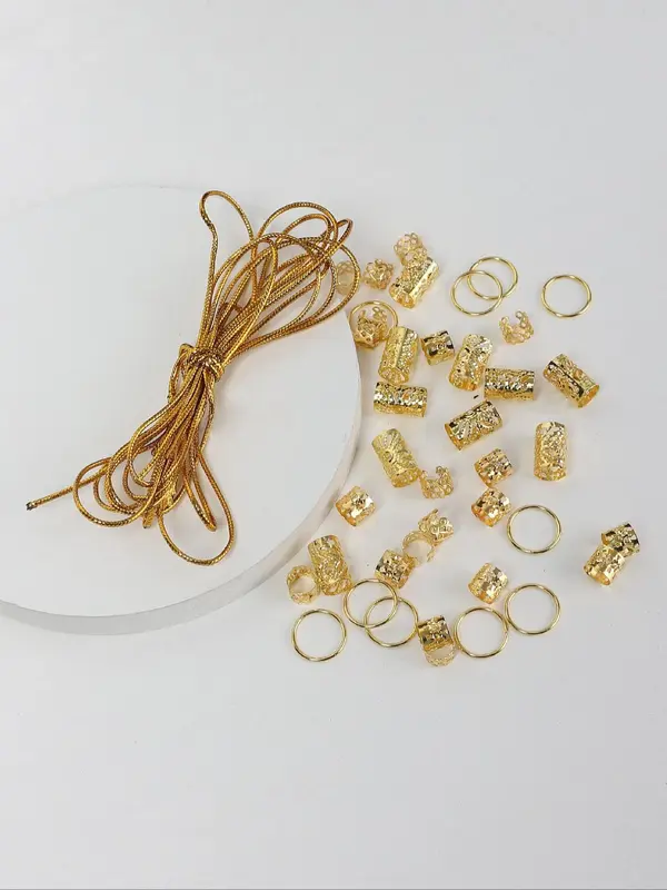 Hollow Out Design Hair Ring, 41pcs/set Fashionable Hair Accessories for Women & Girls, Trendy All-match & Exquisite Hair Accessories for Daily Wear 2