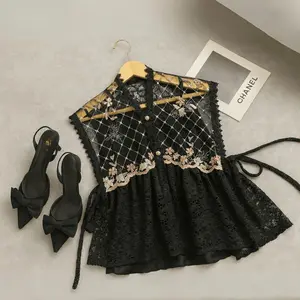 Zura Vest Brukat Outer Tille Garden Vest Wanita Baju Kondangan Outer Wanita Kekinian