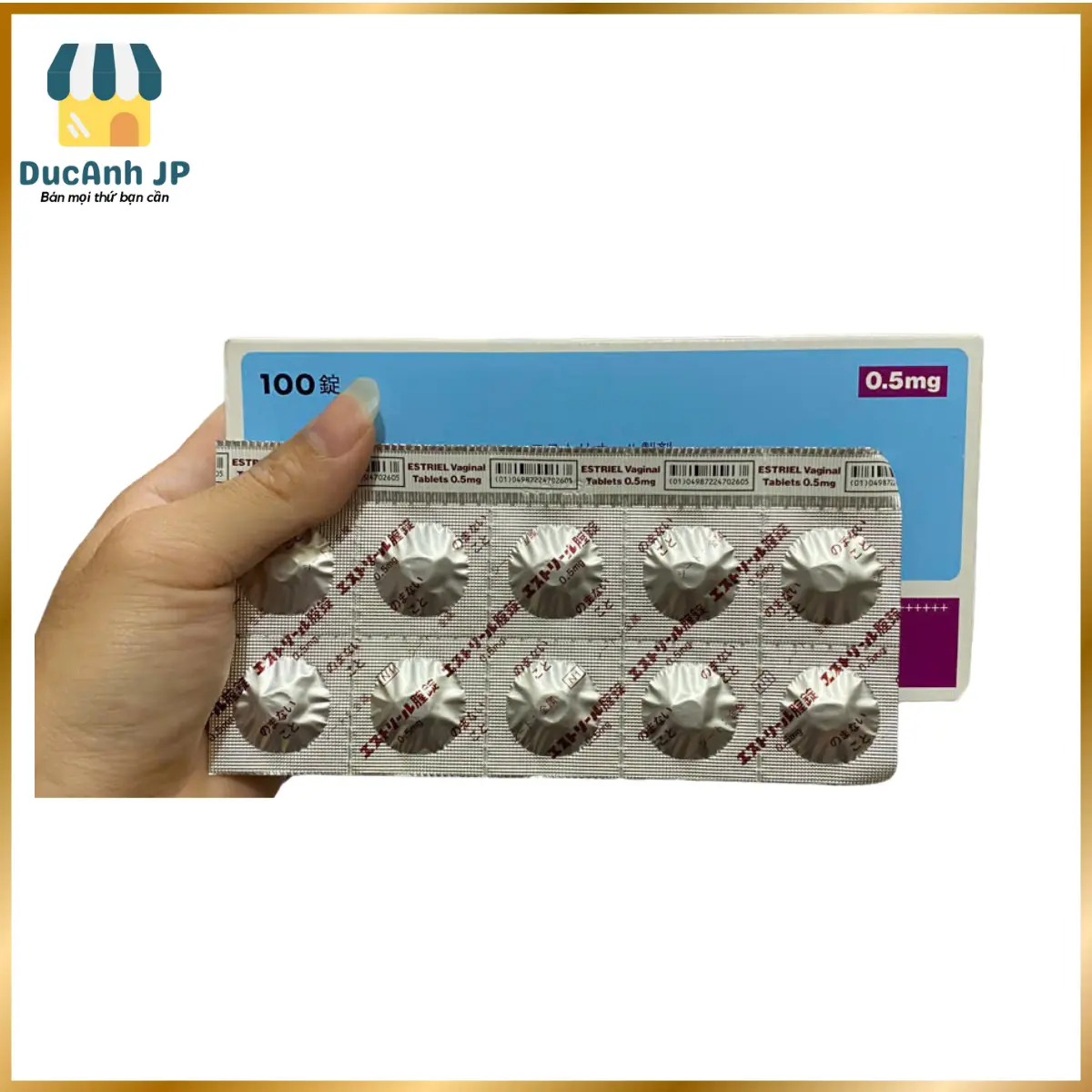 Viên đặt phụ nữ Nhật Bản vỉ 10 viên - hàng nội địa Nhật