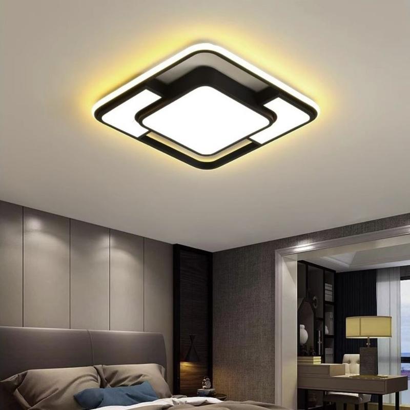Đèn ốp trần MONSKY POUTE D500mm 3 chế độ ánh sáng trang trí phòng khách phòng ngủ sang trọng