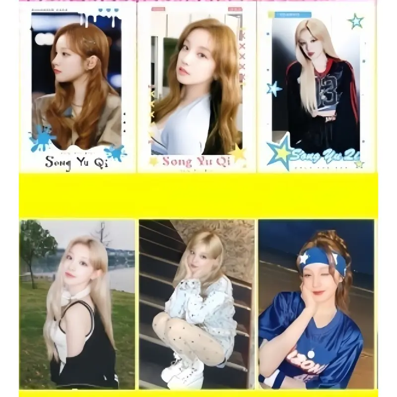 Thẻ Kanji (G)I-DLE YUQI IVE, Thẻ Lomo Trong Suốt Laser Hologram, KARINA GISELLE WINTER NINGNING ID Photocard, Bao Thư Tay Áo, Bưu Thiếp Kpop, Thẻ Ảnh WONYOUNG, Dành Cho Người Hâm Mộ Kpop 1