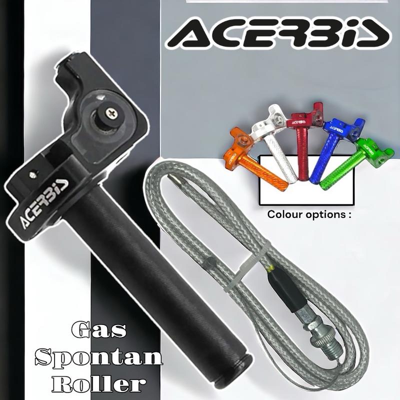 Gas Spontan ACERBIS Model V1 Dengan Kabel gas 1 Bahan Full Aluminium Alloy 2