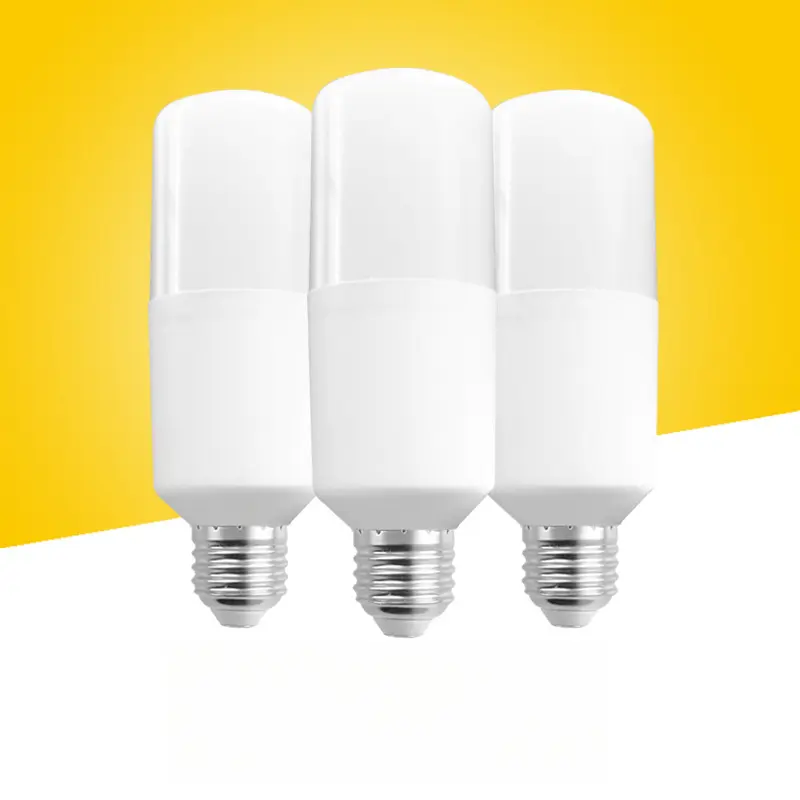 LED Bulb Super Bright Cylindrical Light E14 Threaded Candle Energy Saving Light Source E27 Screw Household Corn Bulb Light