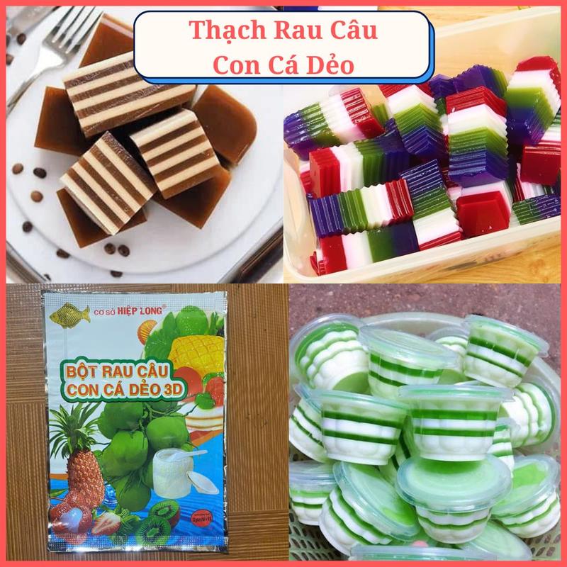 Thạch Rau Câu Con Cá Dẻo Hiệp Long (Gói 12g) – Ngọt Ngon, Dẻo Mịn 0