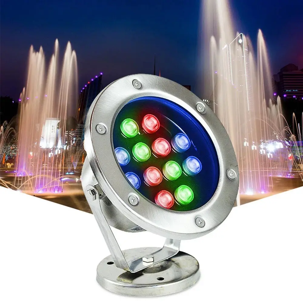 Đèn LED Âm Nước Chân Đế Cho Hồ Cá Và Đài Phun Nước