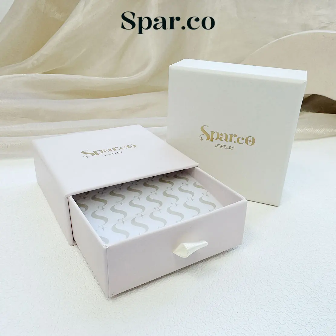 Spar.co Jewelry Box - Kotak Penyimpanan Aksesoris Perhiasan Gift Box Kotak Karton  birthday  cincin  Ekslusif SP-1273