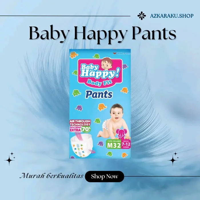 Promo 4 Ball Baby Happy Size(S38+2,M32,L28,XL26,XXL4,M20,L20,XL20,XXL18) Bayi Diaper Popok 2