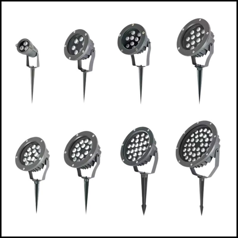 Đèn Led Chiếu Cây - Đèn Chiếu Điểm, Đèn Rọi Cây Ngoài Trời Công Suất 3W, 5W, 6W, 7W, 9W, 12W, 18W, 24W Full Màu 6