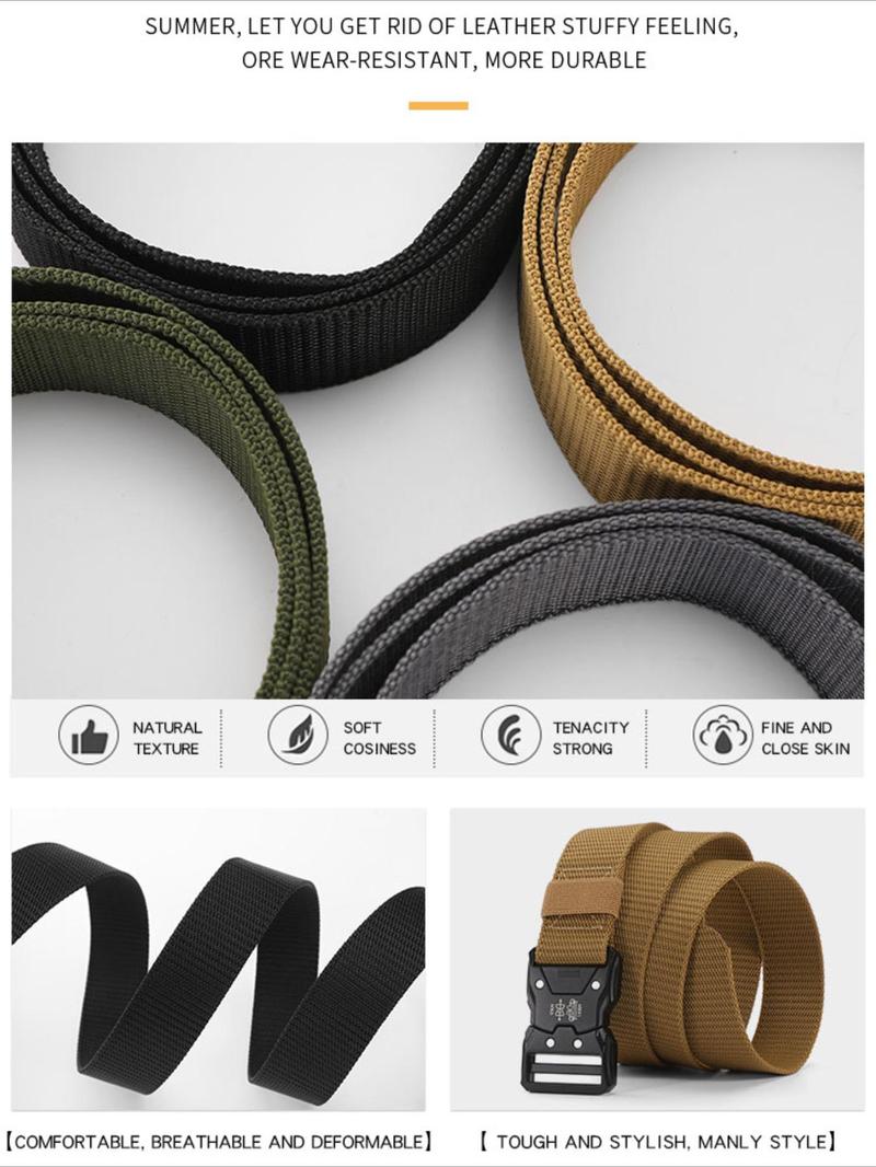 Product Introduction of Tactical Waist Belt, Accessories for Men, Durable Automatic Buckle Belt, Unisex Accessories for Men and Women, Fashion Accessories for Daily Wear 7