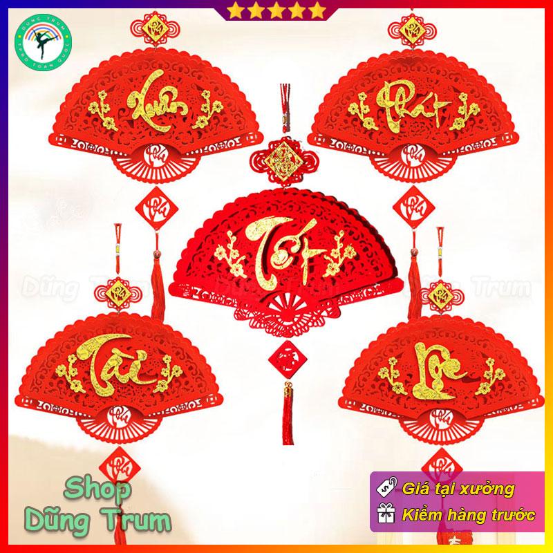 [Tặng Móc Treo] Dải chữ đỏ Tết Phúc Lộc Thọ treo trang trí Tết decor siêu đẹp 2025