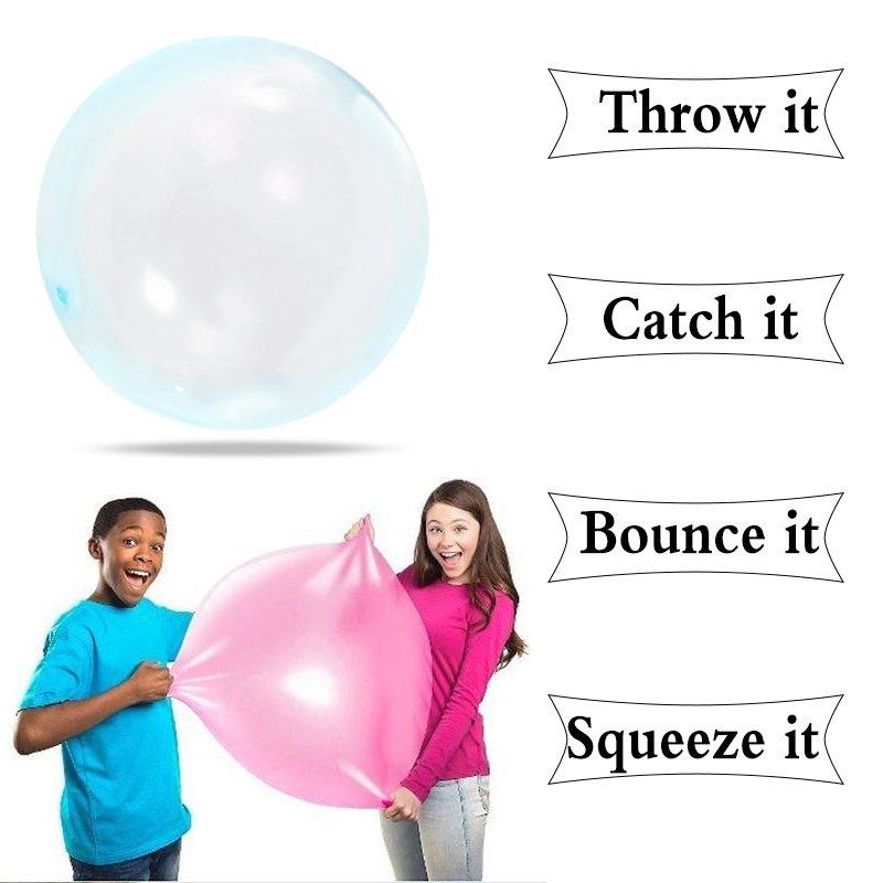 Product Introduction of Bubble Ball Oversized Transparent Inflatable Ball Water Injection Balloon Children's Toy Bouncy Ball 15