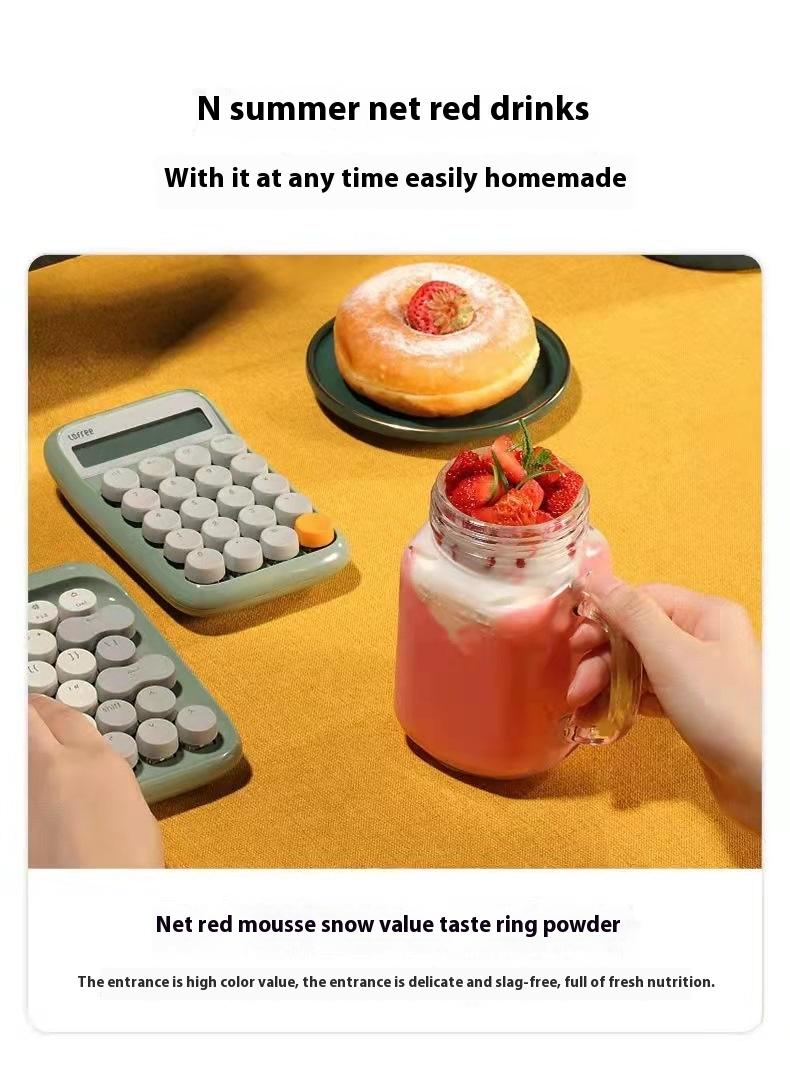 Product Introduction of Juicer Cup Portable Charging Small Household Juice Cups Student Automatic Multifunction Juicer Powerful power, fast juicing, one-button cleaning function, multi-scene applicable juicer 8