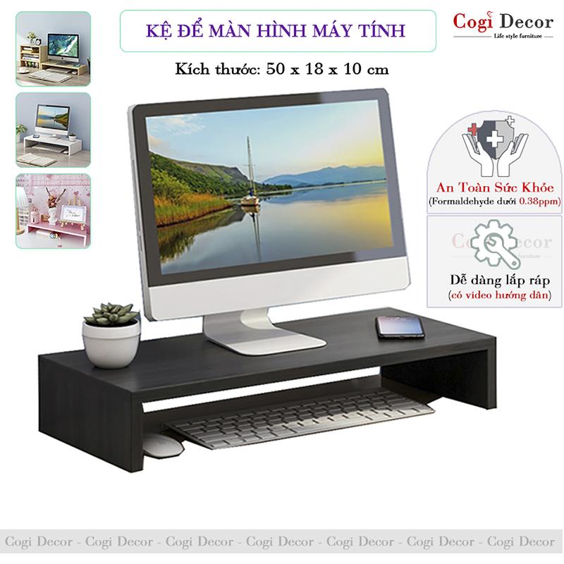 Kệ Máy Tính Để Màn Hình Trên Bàn Làm Việc KVT-01