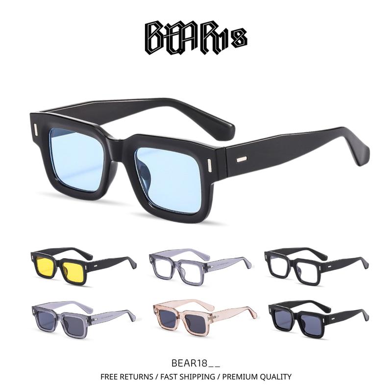 Kính mắt, kính râm, kính đen thời trang y2k hot trend phù hợp cho nam và nữ đi biển, chống nắng