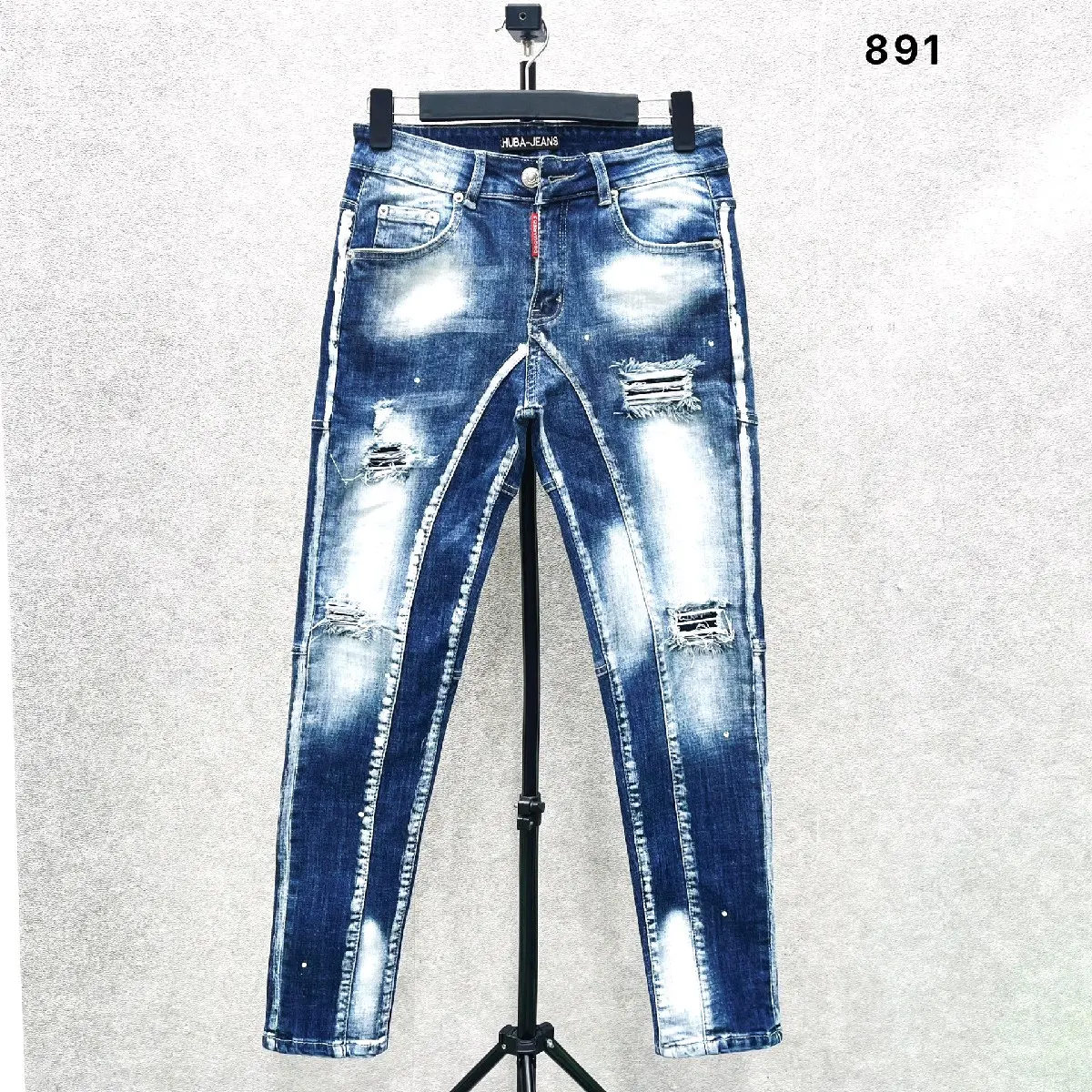 Quần jean dài 2 đáy quảng châu cao cấp 891