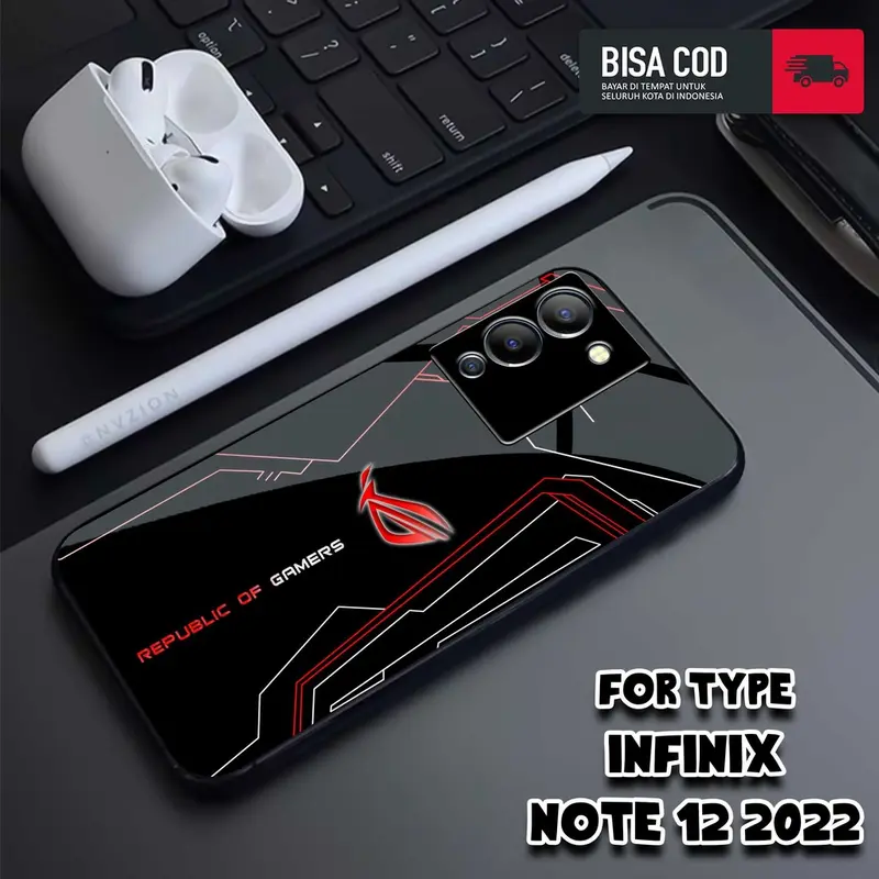 Case INFINIX NOTE 12 2022 - Casing INFINIX NOTE 12 G96 2022 - MOTIF ROG - Hardcase Premium Glossy - Casing - Silikon - Softcase Hp - Aero Case - Case Terlaris - Case Terbaru - Softcase - Case Mewah - Kesing Hp - fashion case 2