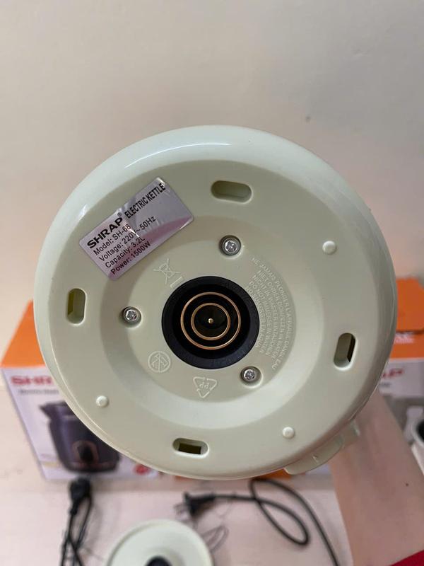 Ấm siêu tốc SRAPP ST-255, dung tích 3.2L, công suất 1500W tự động ngắt khi sôi, bảo hành 12 tháng. 5