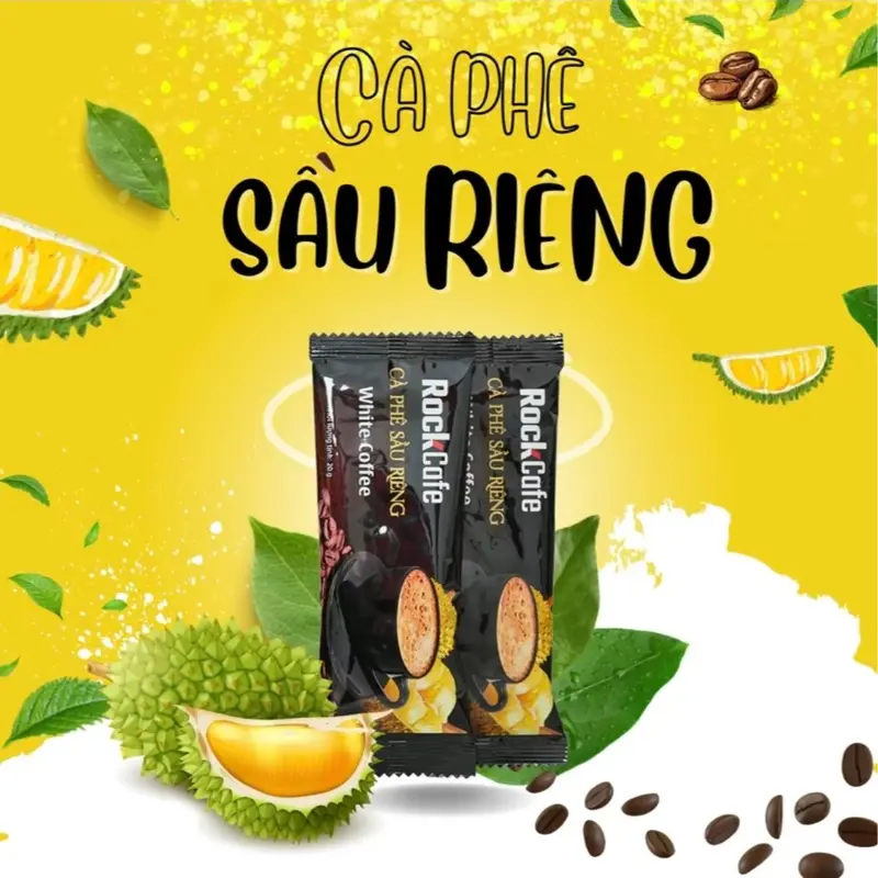 Cà phê Sầu riêng (Túi 30 gói x 20gr) 4