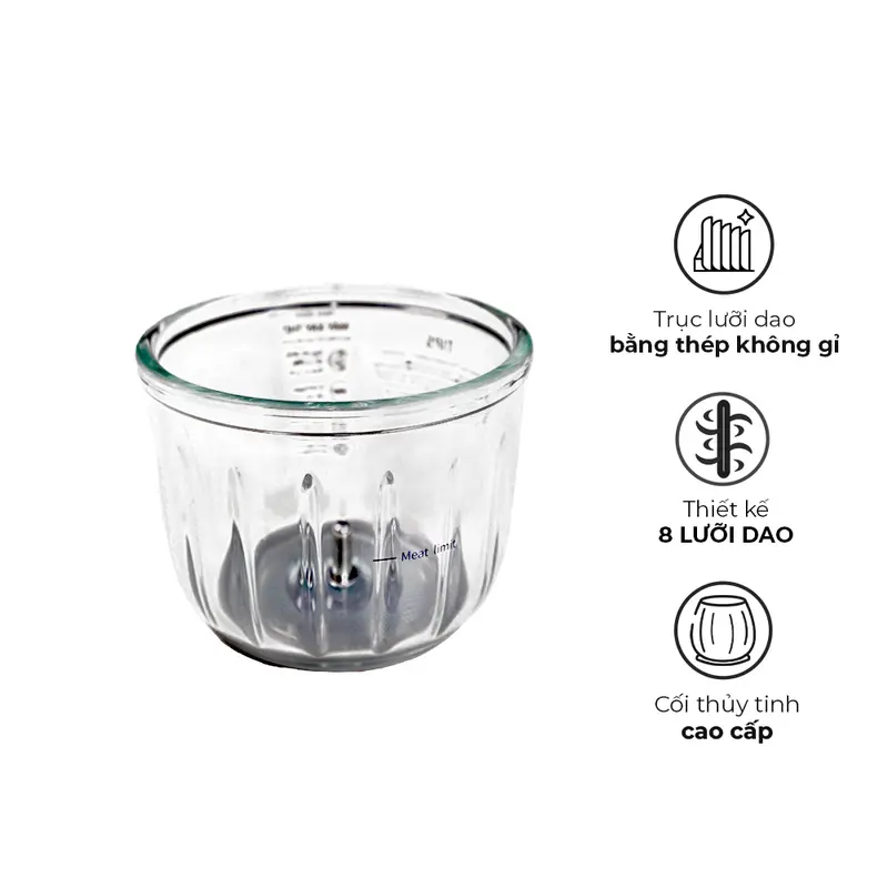 Máy Xay Thực Phẩm Đa Năng Magic Eco AC-13, Giúp Xay Nhuyễn Và Mịn Các Loại Thực Phẩm Với Công Suất 200W 3