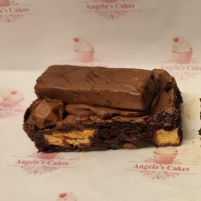 Milkyway Brownie Slice x1  - Cake Dessert postal brownies Food 2