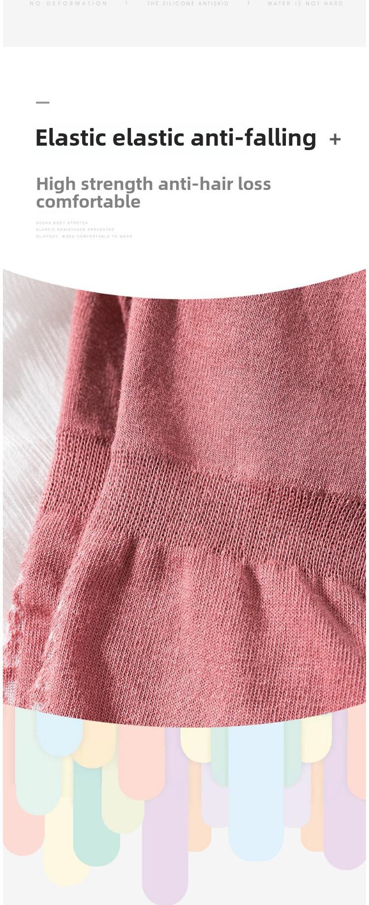 Product Introduction of Wholesale Solid Color No-Show Socks for Women |   Breathable Mesh Invisible Liner Socks |   Non-Slip Lace Boat Socks Perfect for Spring . Summer! 3