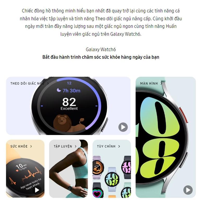 [Galaxy Watch 6]Đồng hồ thông minh Galaxy Watch 6 - Hàng chính hãng 3