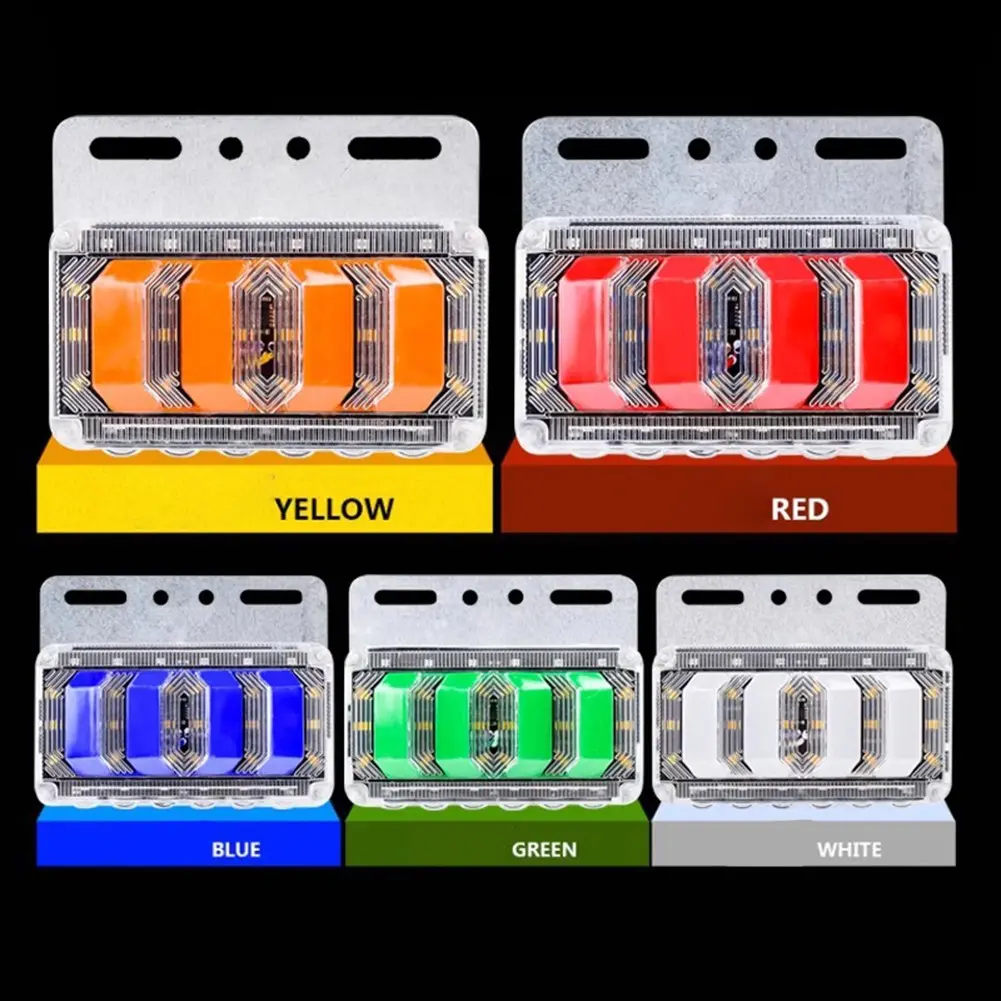 24V Truck LED Waterproof Side Marker Light Clearance Light Flow Light