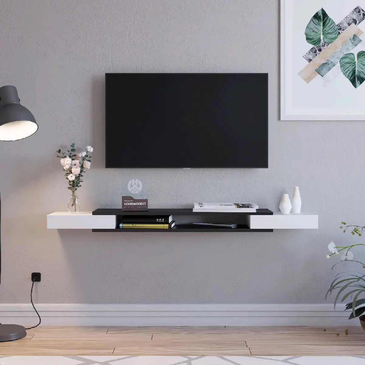 Rak Tv Meja Tv Minimalis Serbaguna Rak tv Melayang Rak tv Tempel
