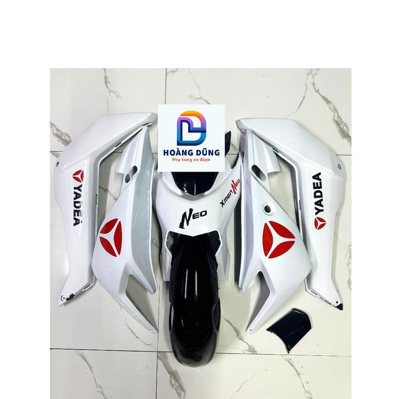 Full bộ nhựa bóng 8 chi tiết kèm tem yadea exmen neo(tặng kèm ốc) cho xe điện Xmen