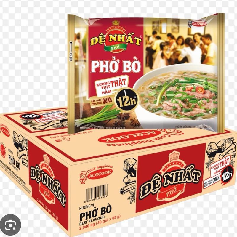 1 thùng 15 gói   phở đệ nhất bò mix đệ nhất gà (15 gói ngon như phở quán )cay