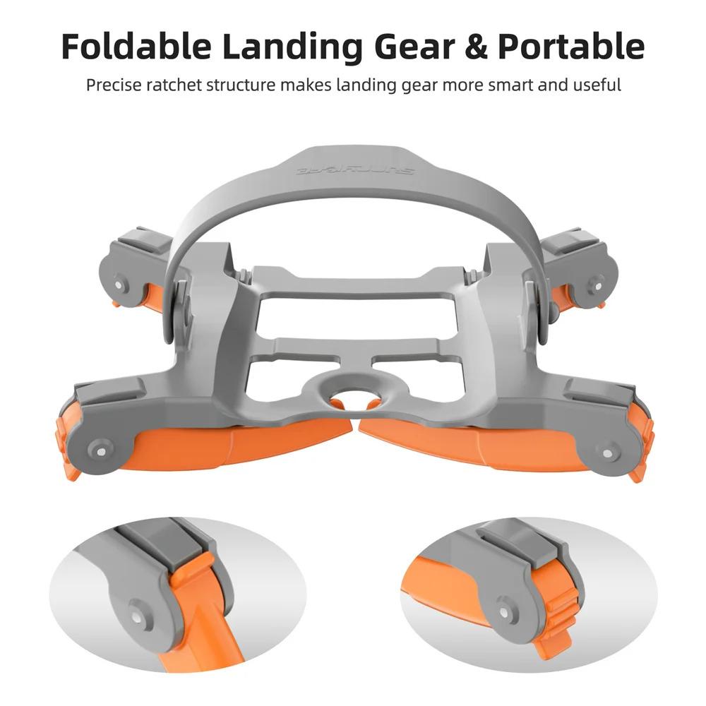 Sunnylife Foldable Landing Gear For DJI Mini 5 Pro, Leg Lens Heighten ...