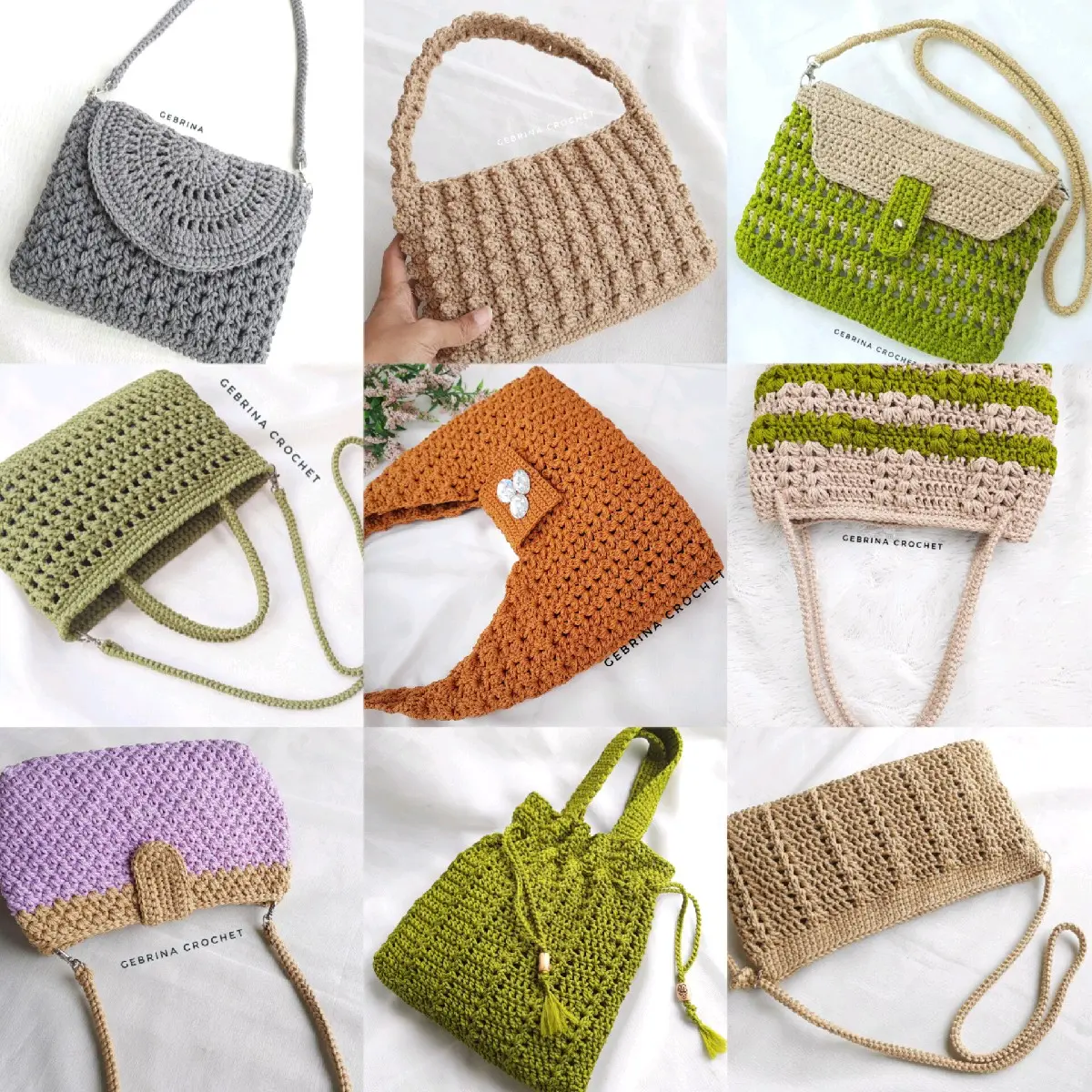 Tas Rajut Handmade, Tas Rajut Selempang