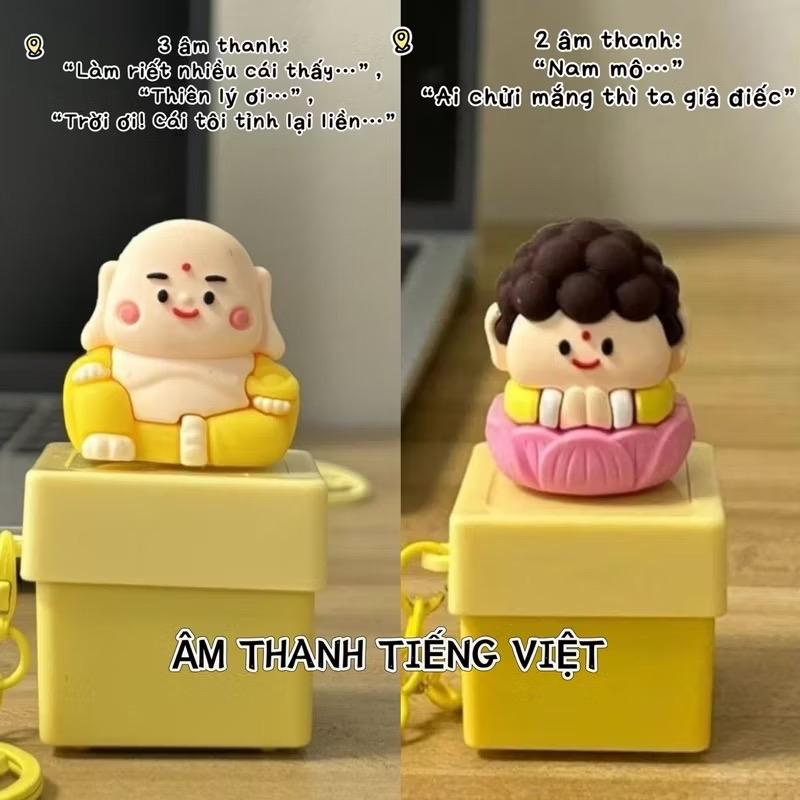 Móc Khoá Tịnh Tâm Ai Chửi Mắng Thì Ta Giả Điếc/ Thiên Lý Ơi 3  Bài Phụ Kiện Móc Khoá - Bản Việt - Giảm Stress, Skincare Móc Chìa Khoá Women Móc Khóa Trang Trí