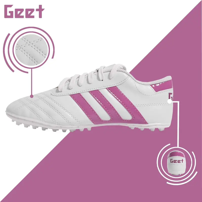 Giày 3 Sọc Geet Màu Hồng, trắng  Hồng size 36-44 (tặng kèm Tất) 1