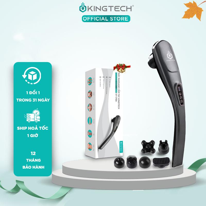 Máy Massage Cầm Tay KINGTECH KT-1768 Mát Xa Toàn Thân - Mát xa Chuyên Sâu Vai Cổ, Chân, Lưng, Tay - Quà tặng Tuyệt Vời Cho Người Thân - Chính Hãng