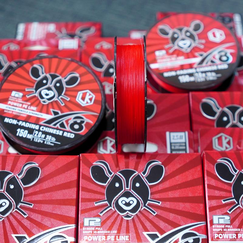 LK HÒA DÙ DÂY DÙ CHUYÊN CÂU LURE LK RED X8 DÙ ĐÁNH THONG THẢ KHÔNG ĐÁNH SỐC DÂY CÂU CHUYÊN LURE LK RED 150M DÂY LK RED KHÔNG PHAI MÀU