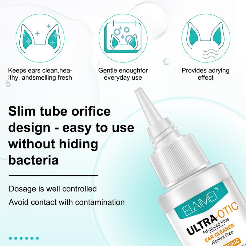 Product Introduction of [Ready Stock & Cod] Elaimei Pet Ear Cleaning Liquid Ear Mite Removal Child Meatus Acusticus Cleaning for Cats and Dogs Ear Cleaning Liquid 50ml 8