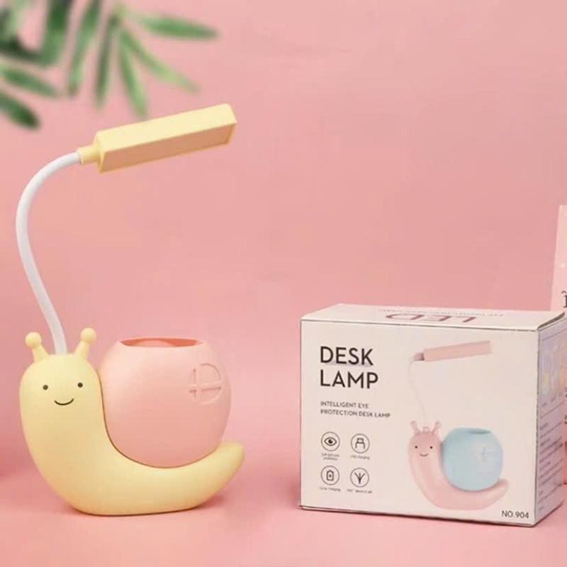 Đèn Bàn Học Ốc Sên Tích Điên, Chống Mỏi Mắt, Chống Cận Dễ Thương ,Đèn Led Có Hộp Đựng Bút Rất Tiện Lợi 7