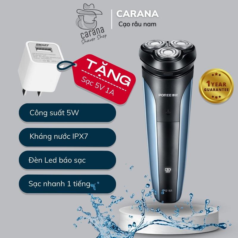 Máy cạo râu đa năng Flyco Poree PS161 3 lưỡi dao cạo khô và ướt chống nước IPX7 tông đơ cắt tóc, cạo lông