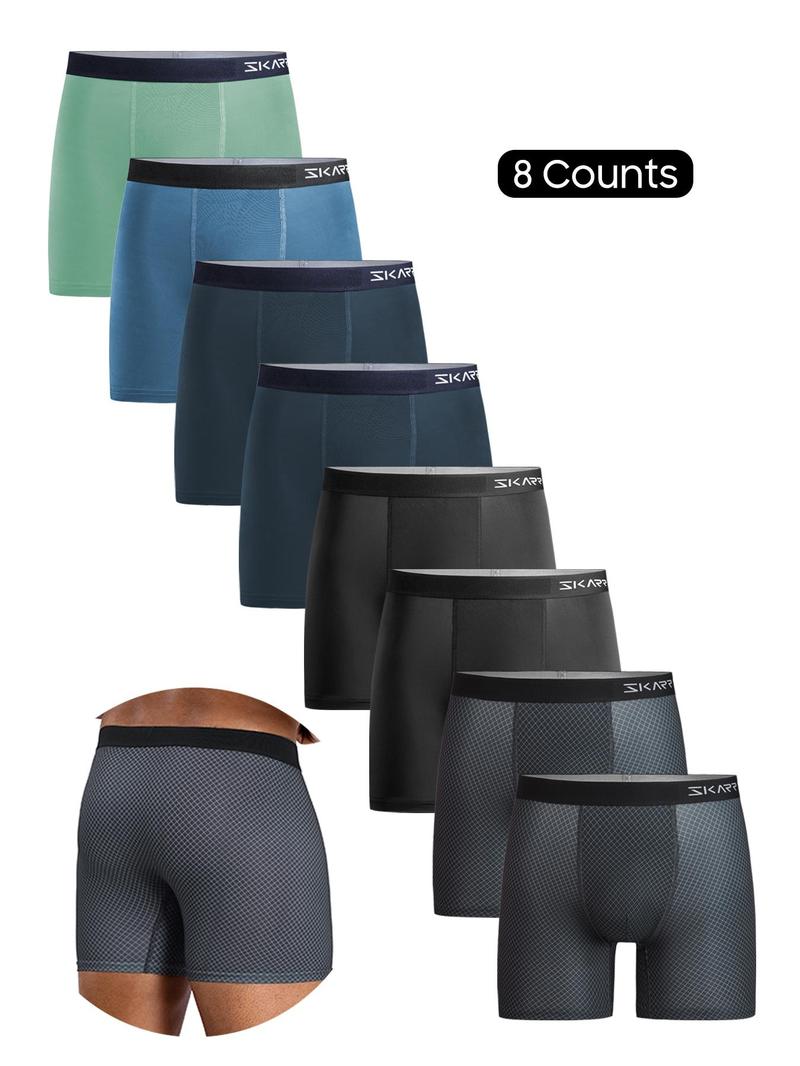 Product Introduction of Men's Contrast Tape Boxer Brief, Casual Comfy Breathable Underwear for Daily Wear, Men's Underwear for All Seasons 2