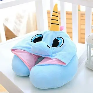 Bantal Leher Hodie Dewasa Bantal Leher Mobil Karakter Topi Bantal leher kuda pony kapas tanpa garansi 2